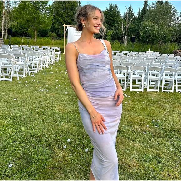 ZARA Printed Ruched Dress NWT LAST ONE!!! - Picture 8 of 16